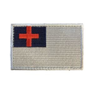 Christian Flag Cross flag patch